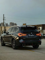 VTEN - BMW X3 G01 LCI ABS GLOSS BLACK LED REAR DIFFUSER