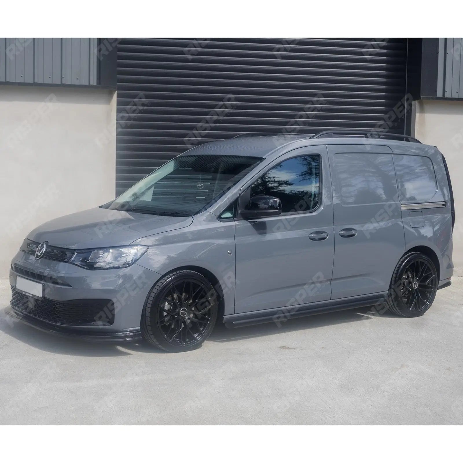 Vw Caddy 2021 On – Side Bars Steps – Angular Type – Short Wheel Base – Black – 60mm