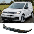 Vw Caddy 2021 On V2 Front Splitter - Gloss Black