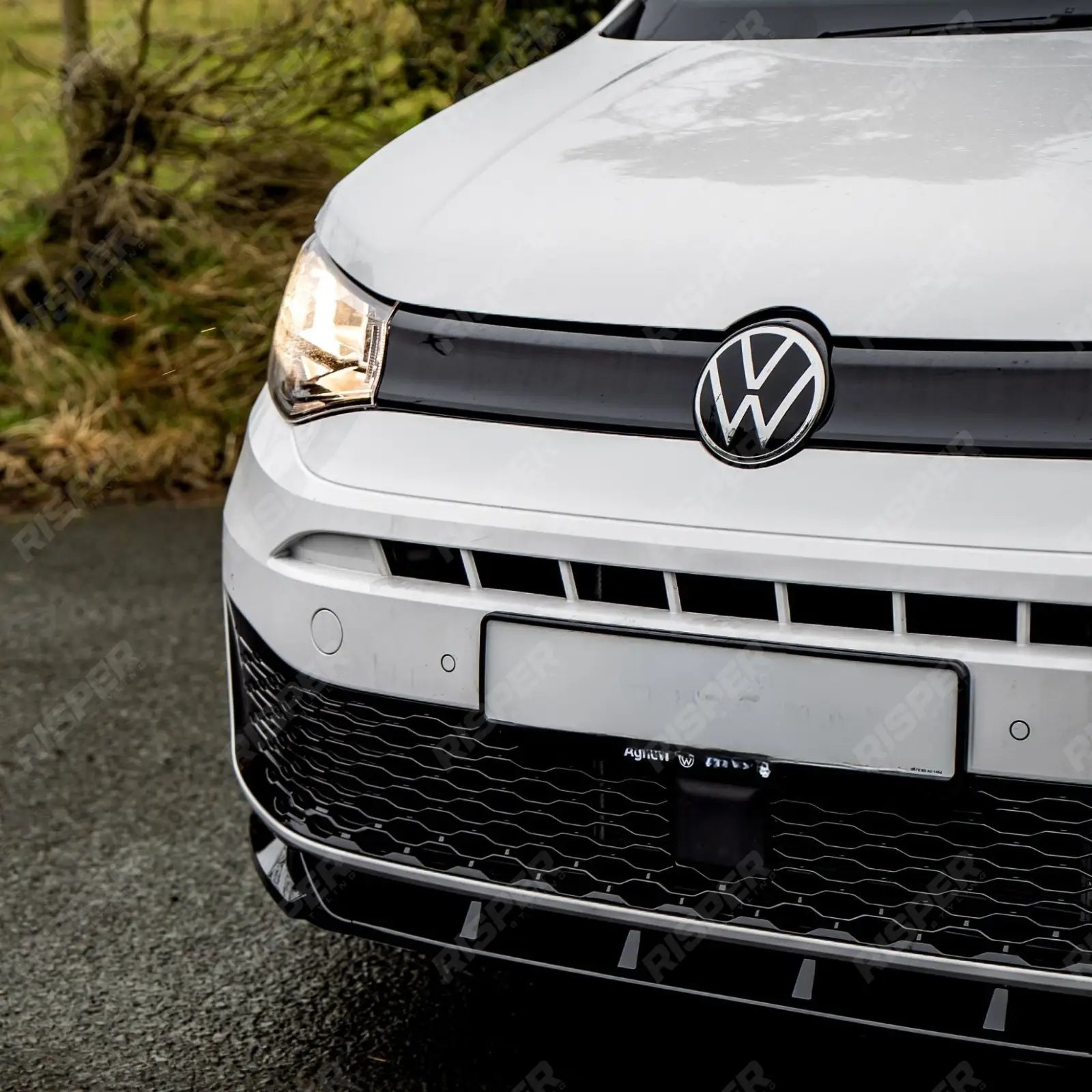 Vw Caddy 2021 On V2 Front Splitter - Gloss Black