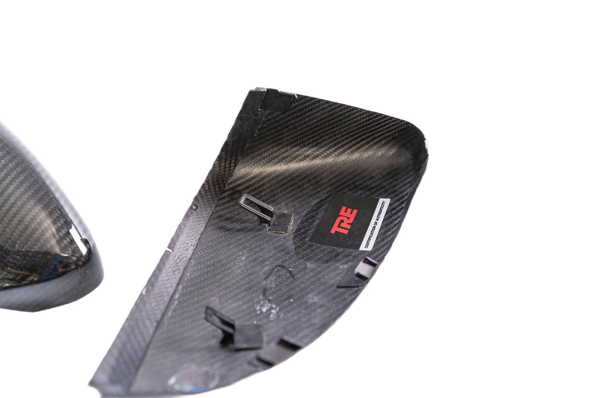 VW Golf, Golf GTI & Golf R Mk7 / Mk7.5 Pre-Preg Carbon Fibre Wing Mirror Covers by TRE (2013-2020)
