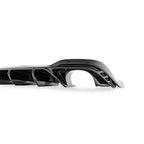 VW Golf GTI Clubsport Mk8 EVO-1 Gloss Black Rear Diffuser by ZAERO (2020+)