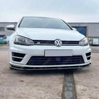 VW Golf MK7/MK7.5 R 2017-2020 - Risper Front Splitter In Gloss Black