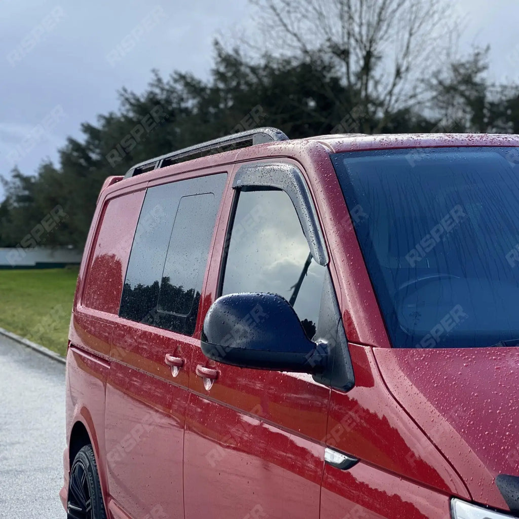 VW T5 – T6 – Short Wheelbase (SWB) Aluminium Roof Bars in Black