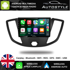 Ford Transit Custom Apple Carplay / Android Auto 9" Stereo Upgrade (2012-2018)