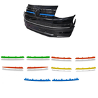 Front Upper 2 Piece Clip In Grille Streamer For VW T6 Transporter 2015-2019