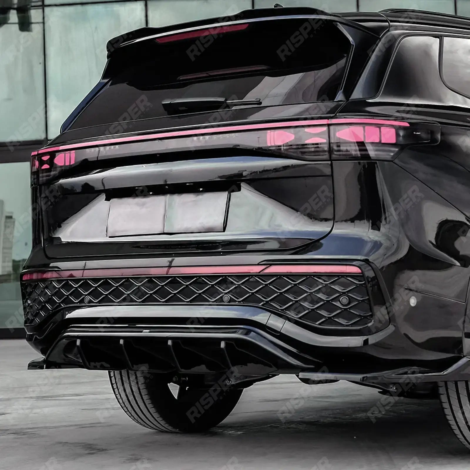 VW Tayron 2025 On Rear Valance In Gloss Black