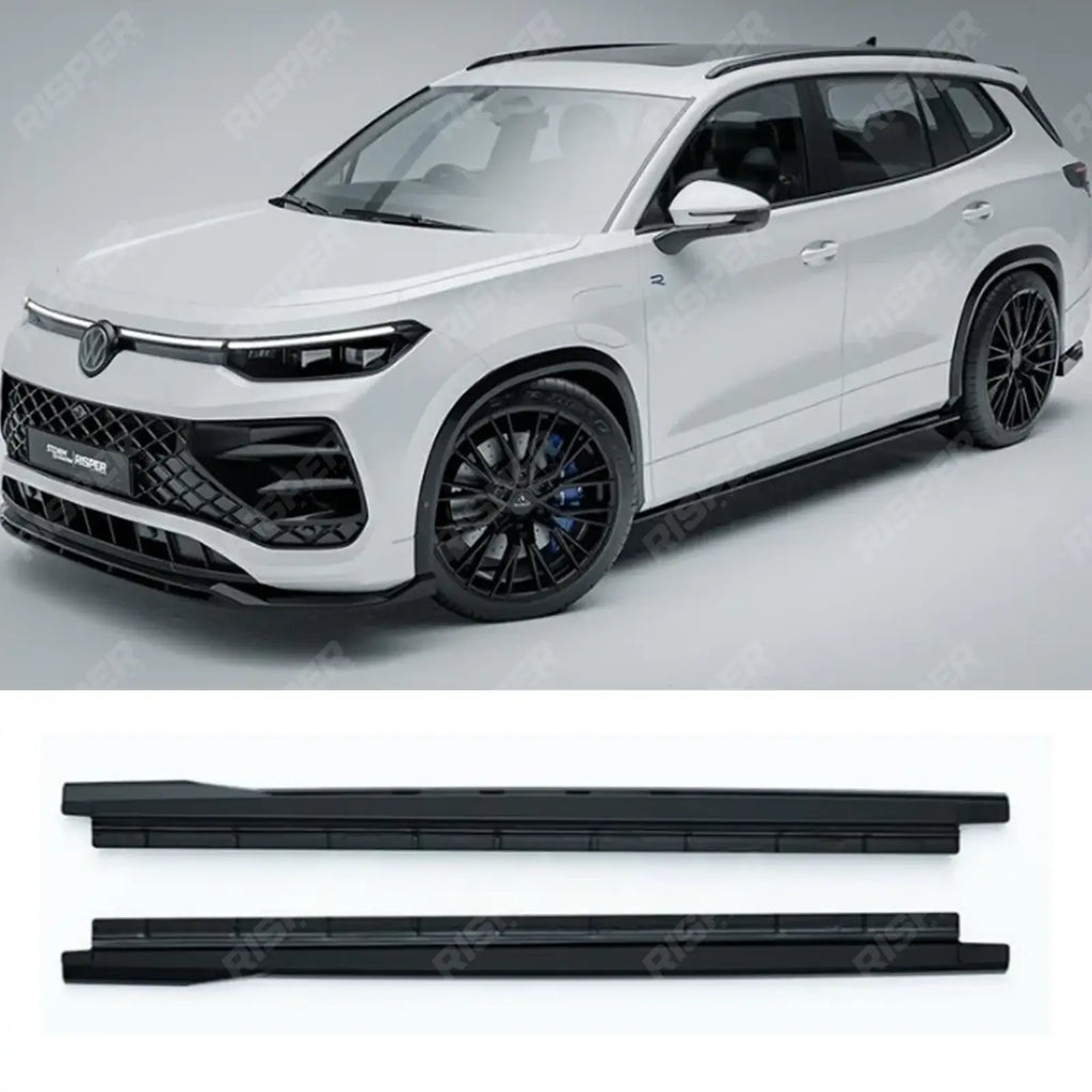 Side Skirts In Gloss Black For VW Tayron MK1 2025 On