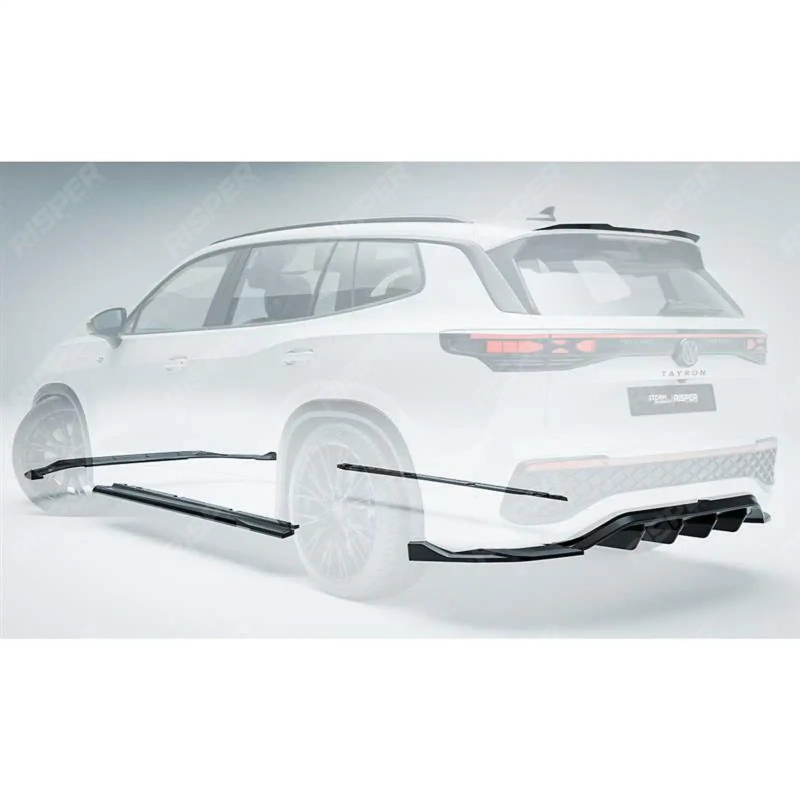 VW Tayron R-Line 2025 On Aero Body Kit In Gloss Black