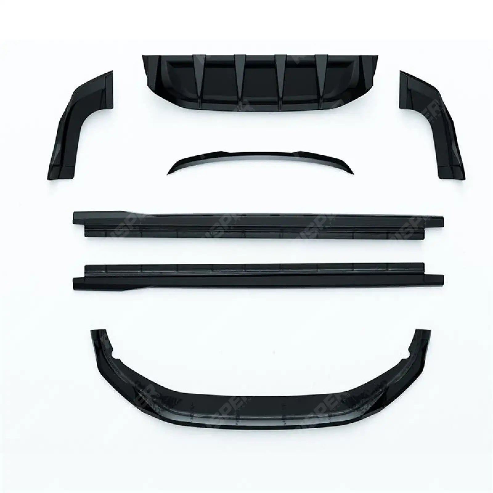 VW Tayron R-Line 2025 On Aero Body Kit In Gloss Black