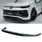 VW Tayron R-Line MK1 2025 On Front Splitter In Gloss Black