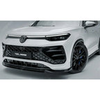 VW Tayron R-Line MK1 2025 On Front Splitter In Gloss Black