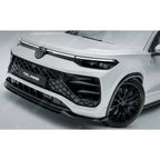VW Tayron R-Line MK1 2025 On Front Splitter In Gloss Black