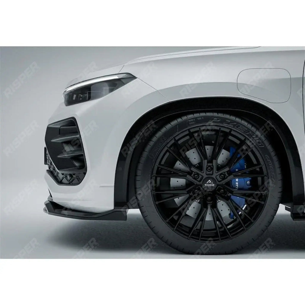 VW Tayron R-Line MK1 2025 On Front Splitter In Gloss Black