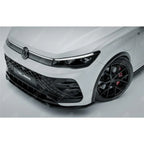 VW Tiguan R-Line MK3 2024 On Front Splitter In Gloss Black