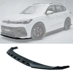 VW Tiguan R-Line MK3 2024 On Front Splitter In Gloss Black