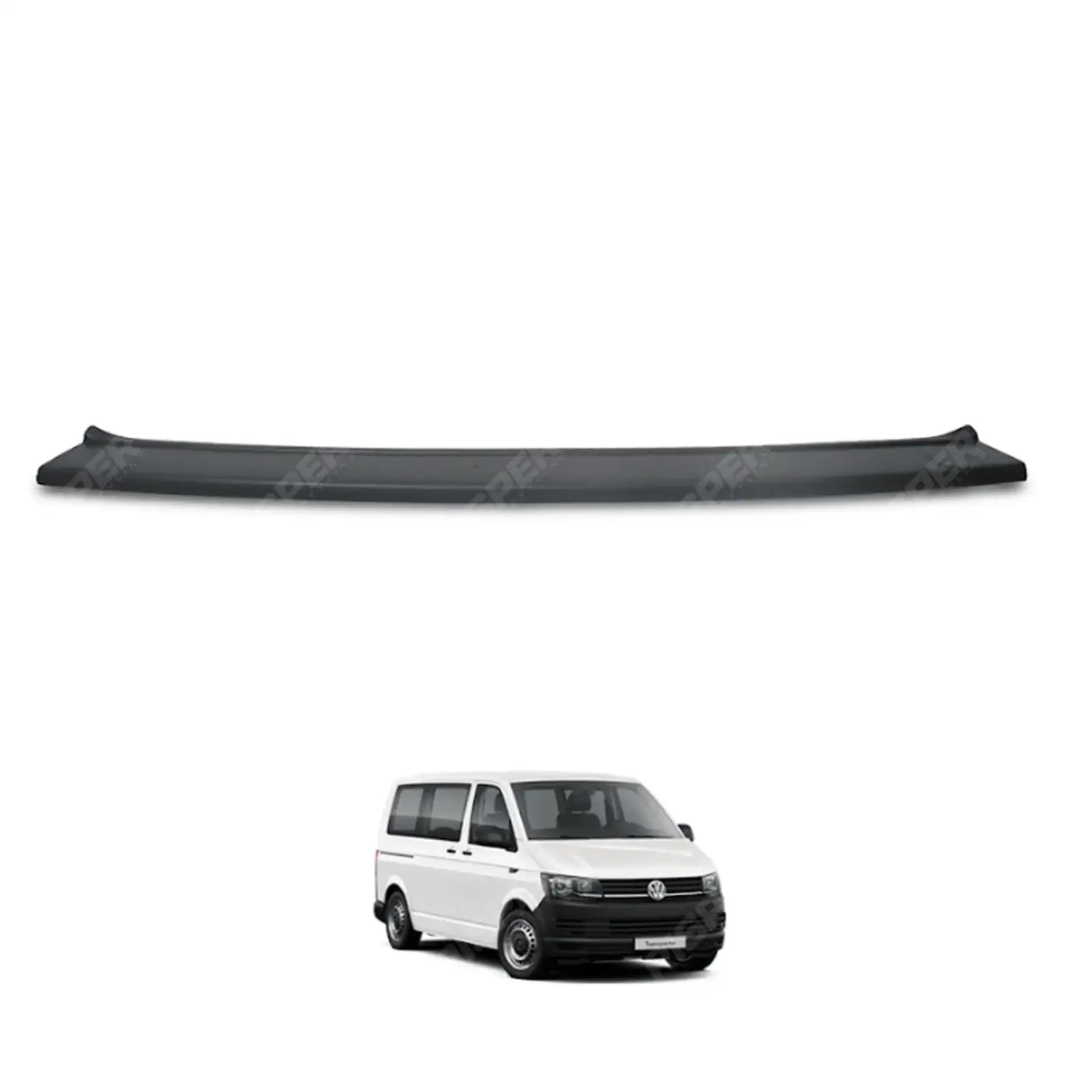 VW Transporter T5 – T6 – 2003 On – STX Rear Bumper Protector – Black
