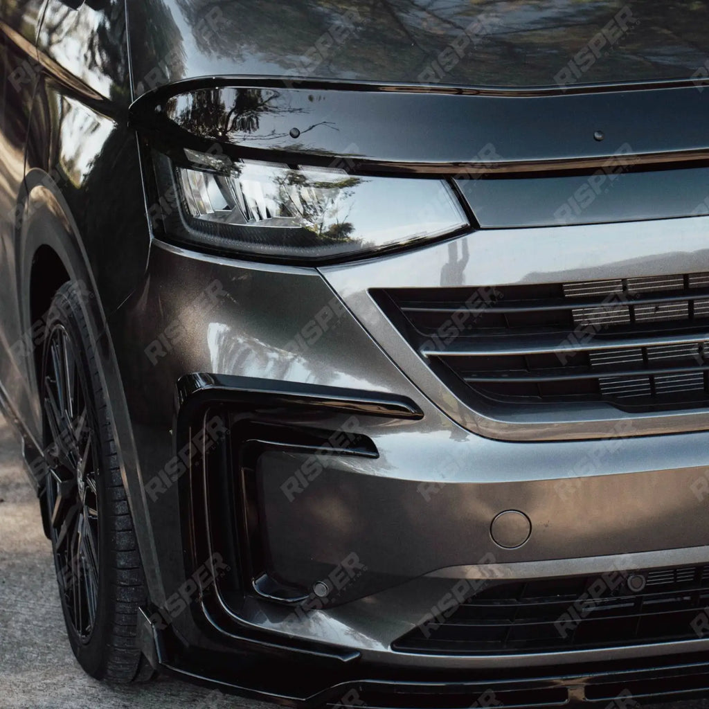 VW Transporter T7 2024 On STX Bonnet Guard Protector – Black