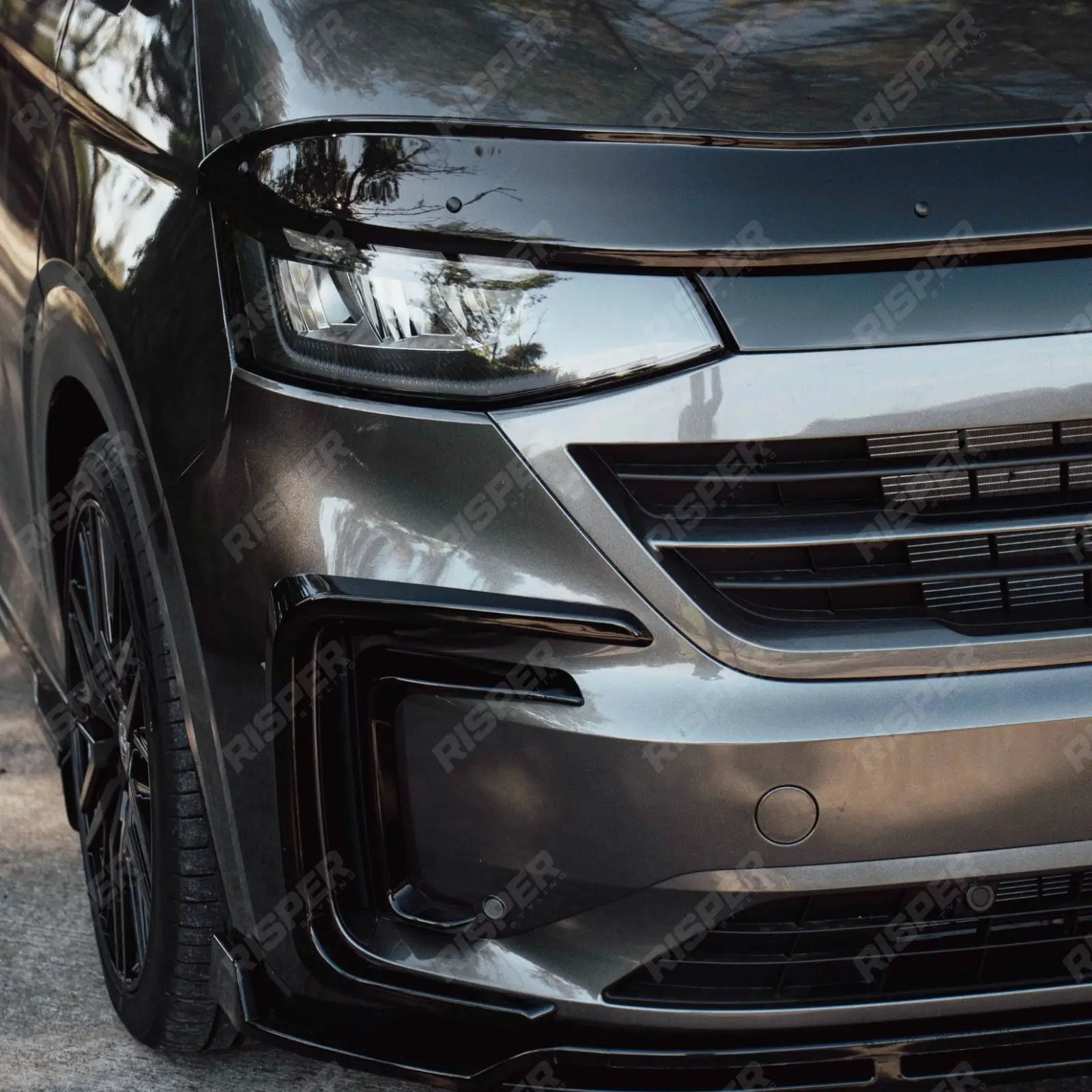 VW Transporter T7 2024 On STX Bonnet Guard Protector – Black