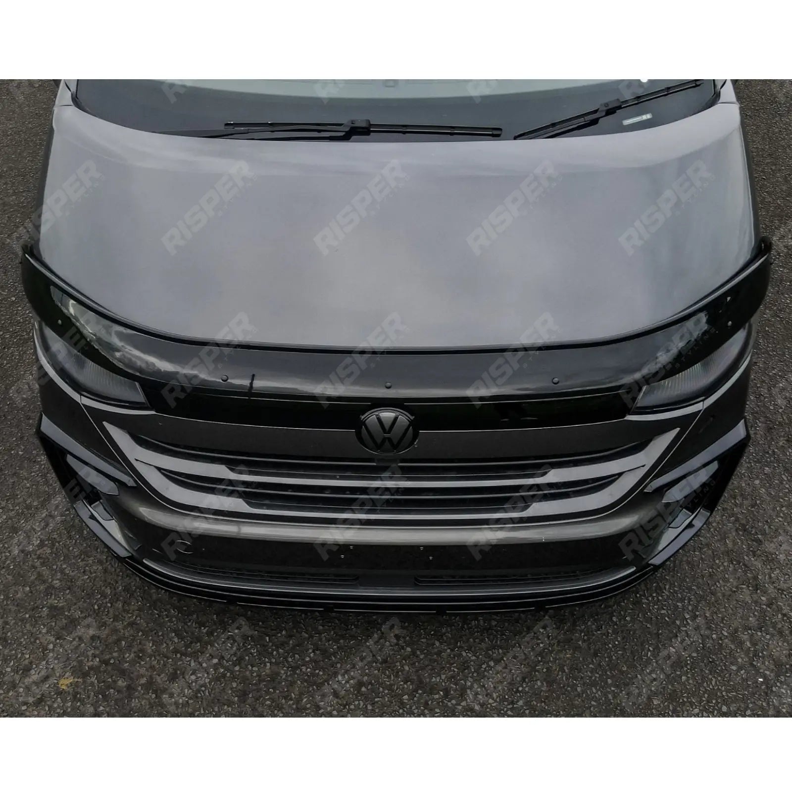 VW Transporter T7 2024 On STX Bonnet Guard Protector – Black
