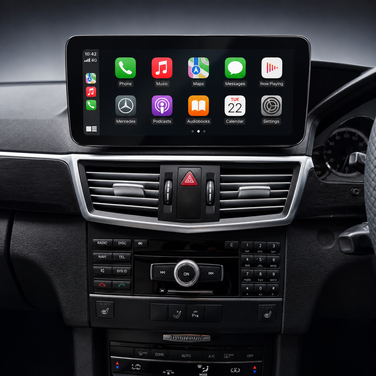 Mercedes-Benz E Class W212/S212 (2010-2016) Apple CarPlay Android Auto 10.25" Touch Screen RHD
