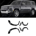 Wheel Arch Kit Gloss Black For Land Rover Defender 130