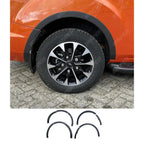 Wheel Arch Trims (10pcs) Matte Black For Ford Transit Custom Mk1 Facelift 2018 - 2024