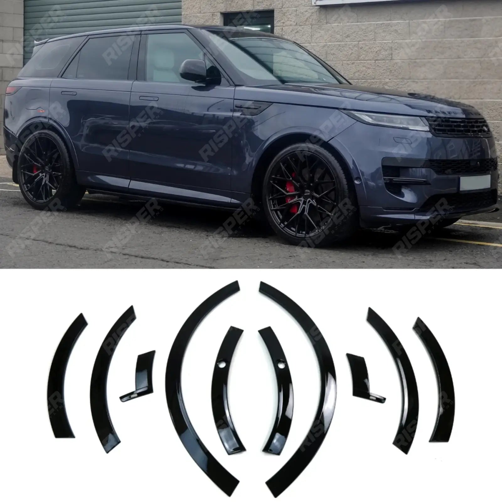 Wheel Arches In Gloss Black For Range Rover Sport L461