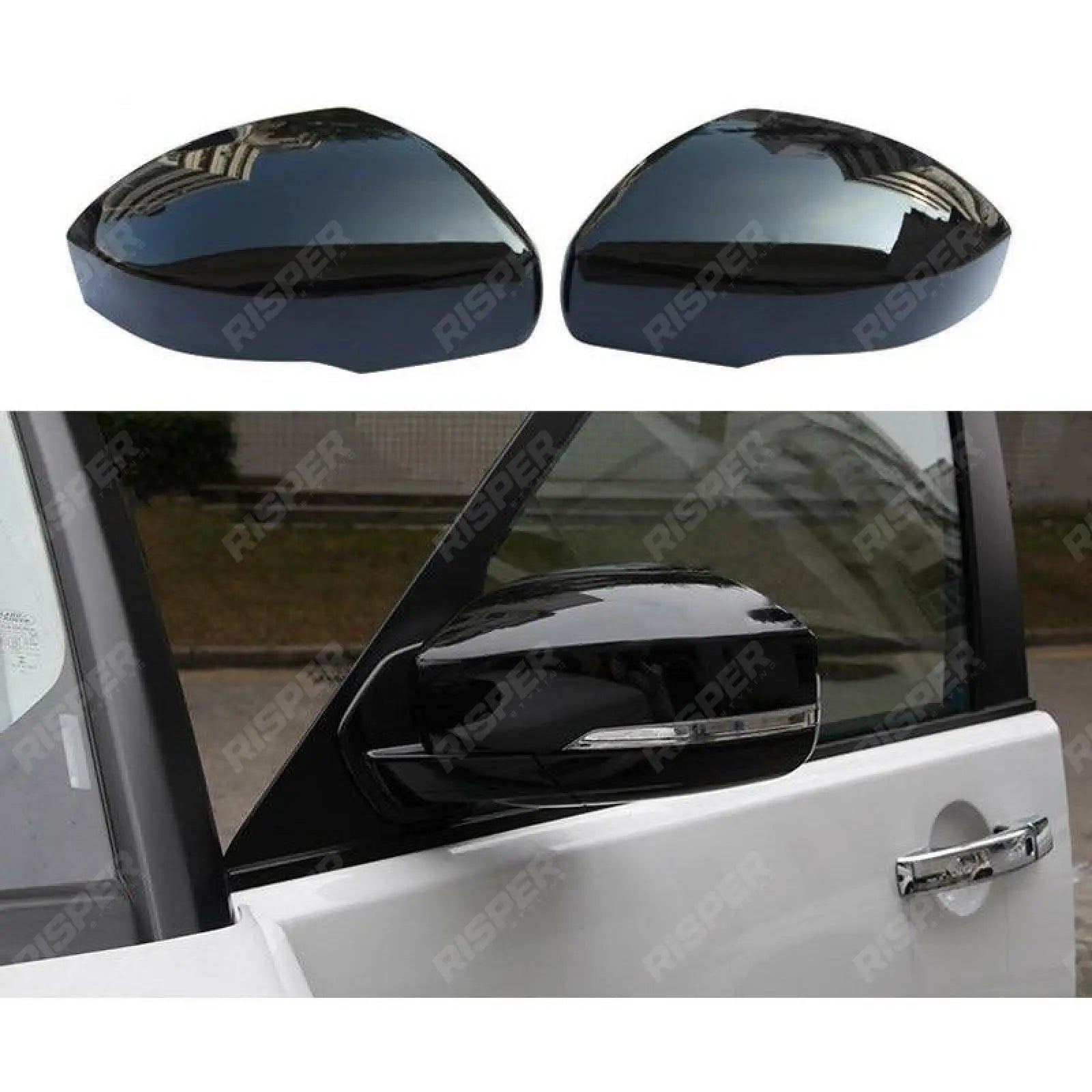 Wing Mirror Covers In Gloss Black For Range Rover Sport – Vogue – 2013 - 2018 – Discovery 5 –