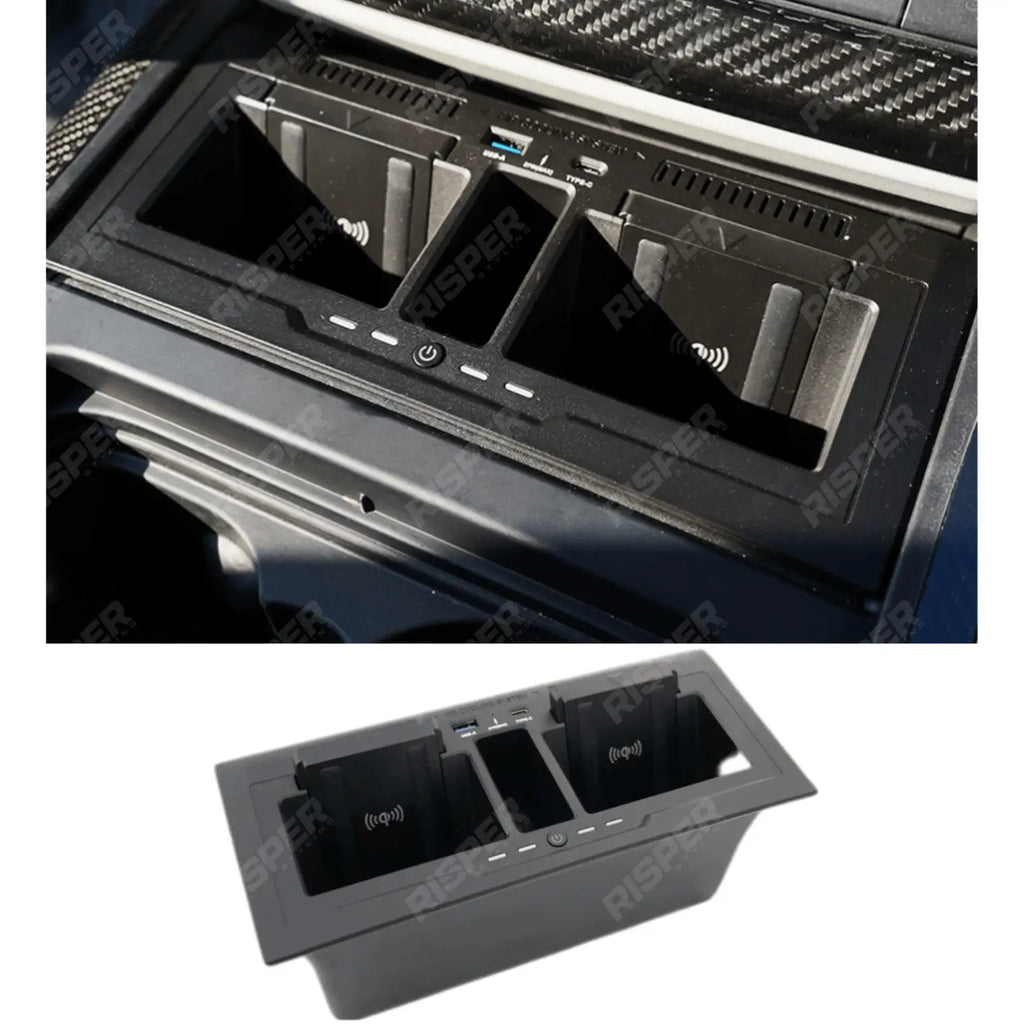 Wireless Charging Box For Land Rover Defender L663 90 / 110 / 130 2020 Onward