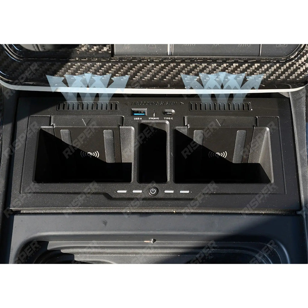 Wireless Charging Box For Land Rover Defender L663 90 / 110 / 130 2020 Onward