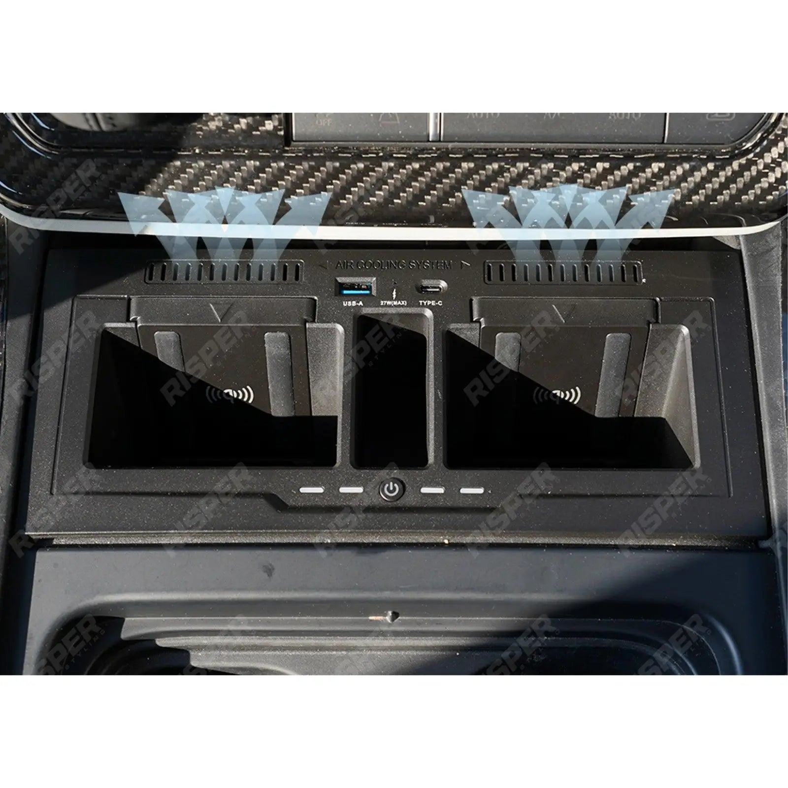 Wireless Charging Box For Land Rover Defender L663 90 / 110 / 130 2020 Onward