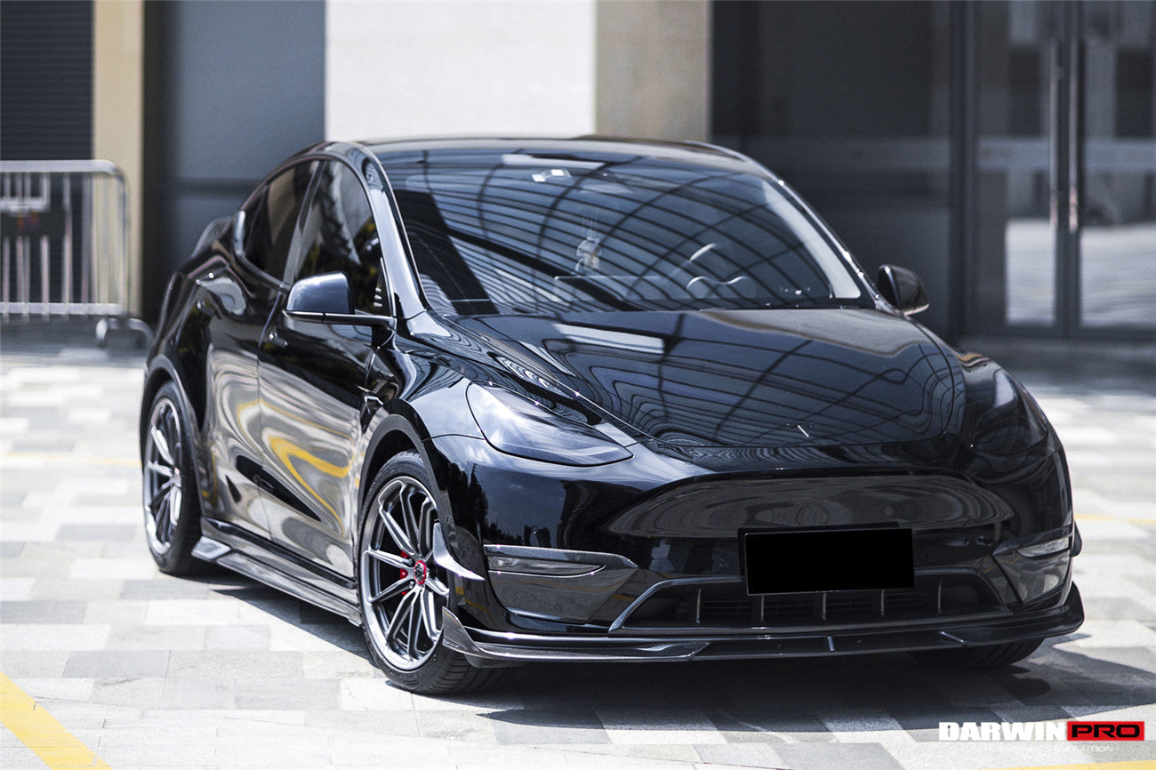 DARWINPRO - TESLA MODEL Y 2020+ IMP PERFORMANCE CARBON FIBER SIDE SKIRTS