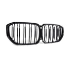 X5M LOOK Dual Slat Grille Gloss Black For BMW X5 G05 2018-2022