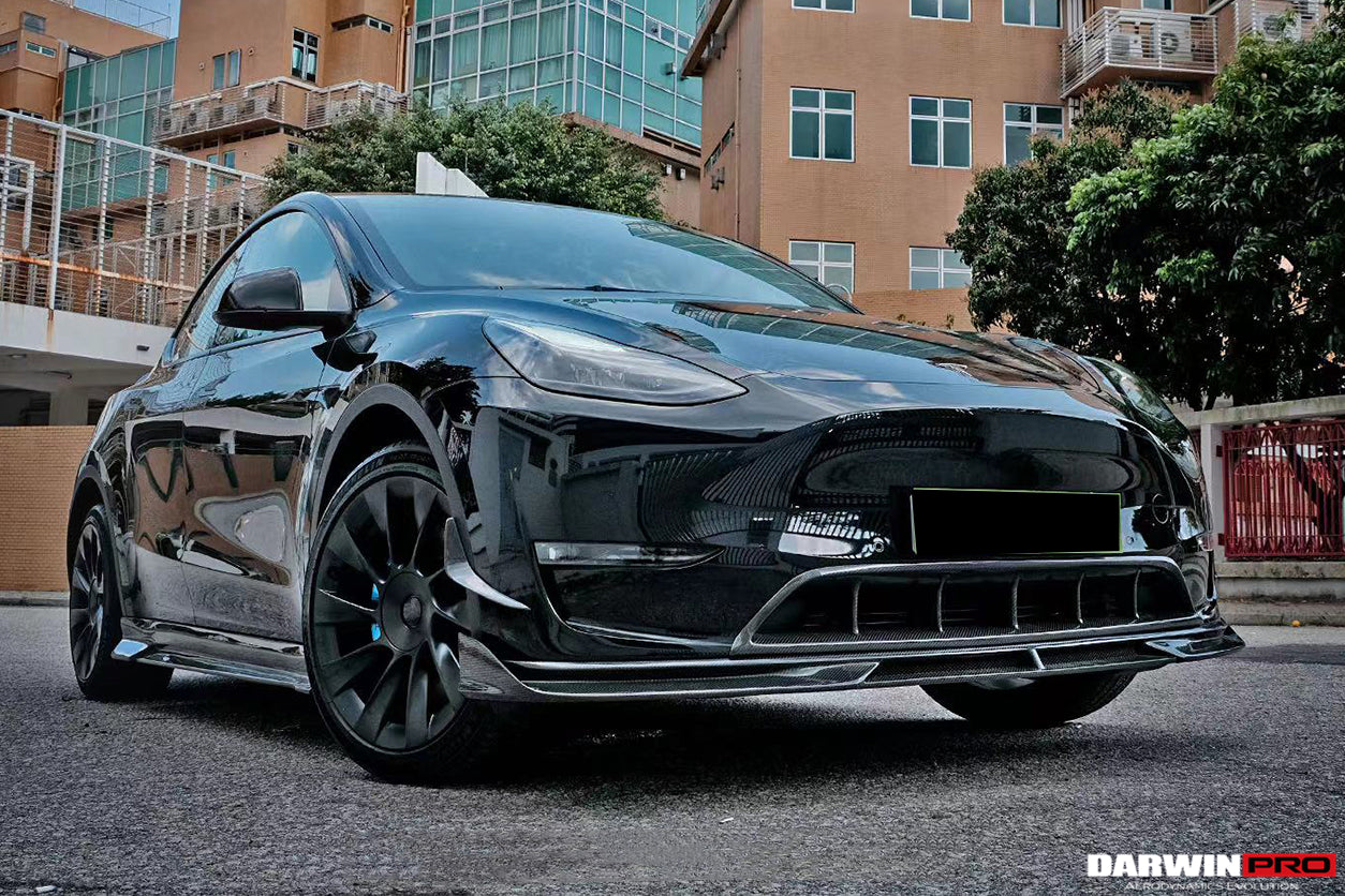 DARWINPRO - TESLA MODEL Y 2020+ IMP PERFORMANCE CARBON FIBER SIDE SKIRTS