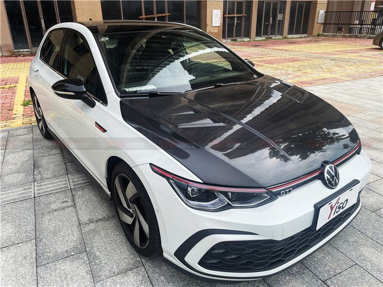 Car Bonnet Mod VW Golf MK8 Carbon Fibre Bonnet | Mod Central