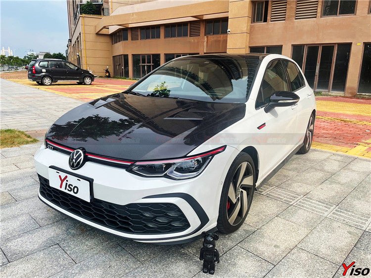 Car Bonnet Mod VW Golf MK8 Carbon Fibre Bonnet | Mod Central