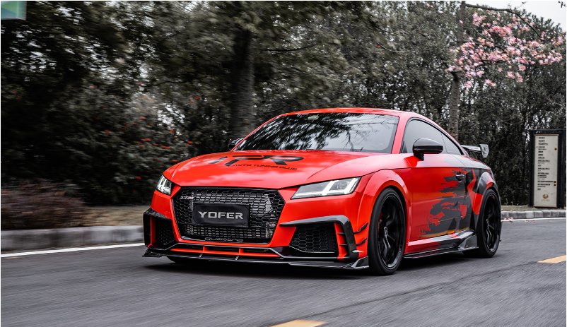 YOFER - AUDI TTRS CARBON FIBRE FRONT LIP