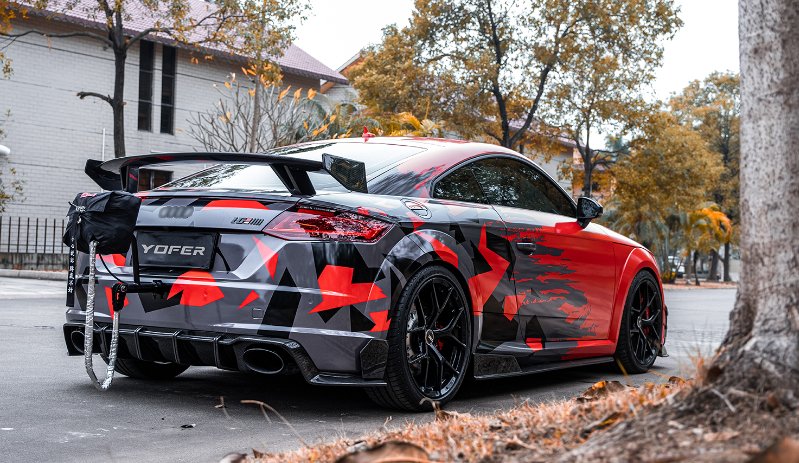 YOFER - AUDI TTRS CARBON FIBRE REAR WING SPOILER
