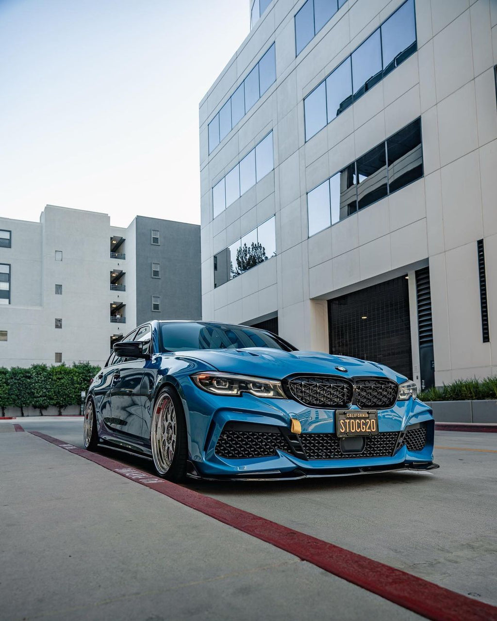 YOFER - BMW 3 SERIES G20 PP FRONT BUMPER WITH FRONT LIP