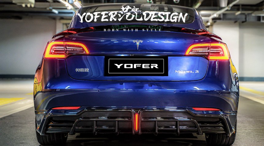 YOFER - TESLA MODEL 3 PP PLASTIC FULL BODY KIT