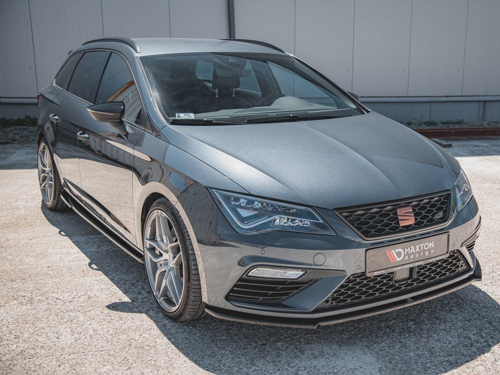 Front Splitter V4 Seat Leon Cupra/ FR MK3 Facelift (2017-2019) - Mod ...