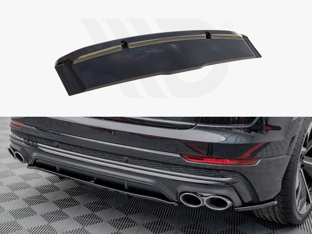 Central Rear Splitter (Vertical Bars) Audi SQ8 Mk1 - Mod Central