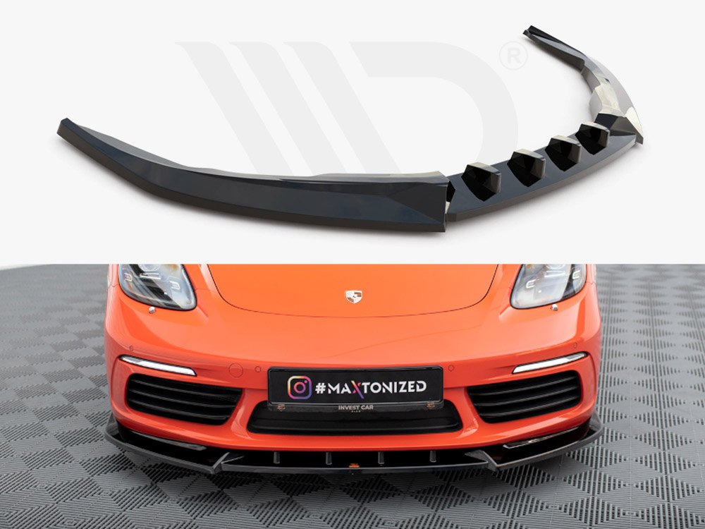 Front Splitter V.1 Porsche 718 Cayman 982c - Mod Central