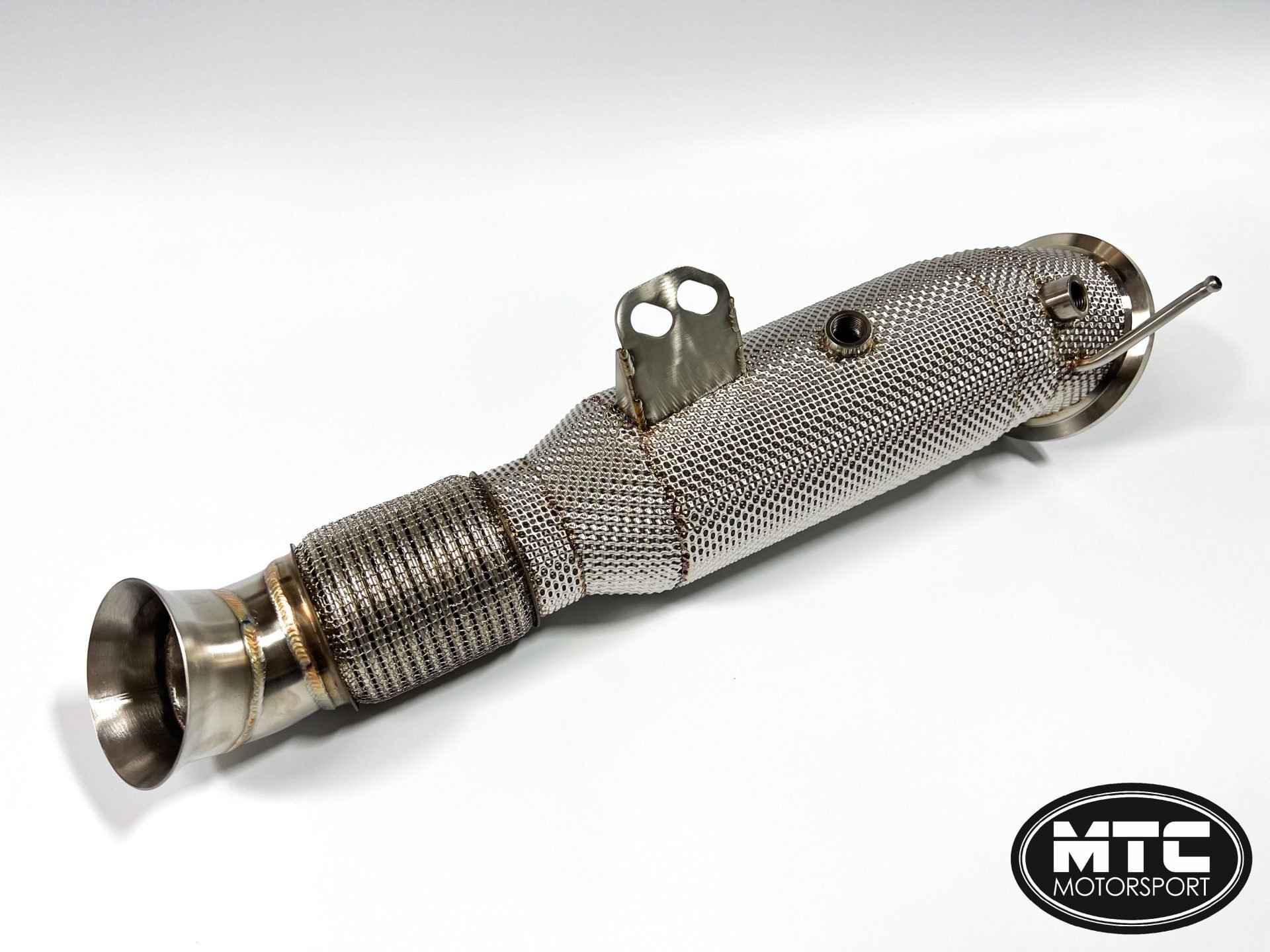 BMW X3 M40i OPF Decat Downpipe with Heat Shield MTC Motorsport Mod