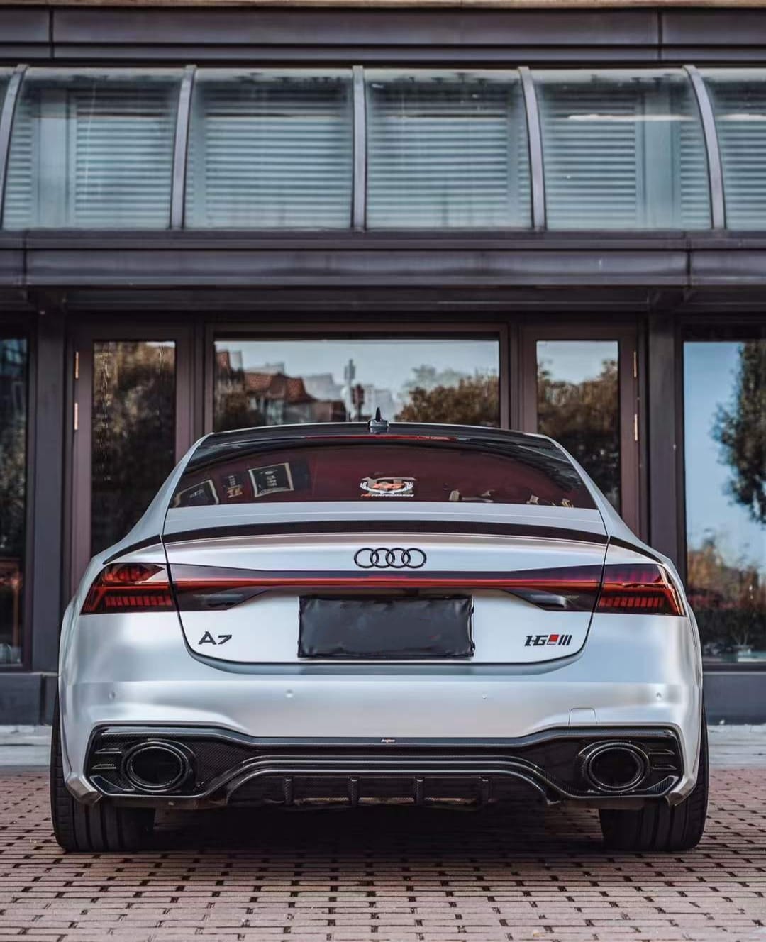 AERO CARBON - AUDI A7 / S7 C8 2018+ CARBON FIBRE REAR DIFFUSER BX STYLE ...