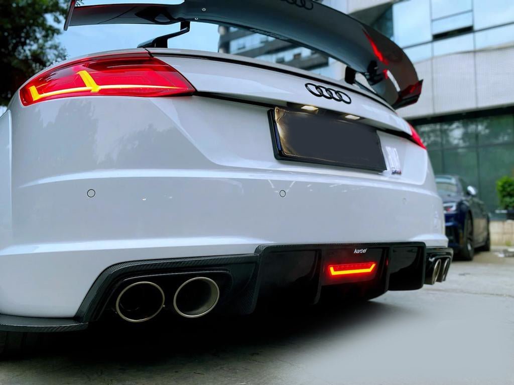 Karbel Audi Tts Tt S Line Carbon Fibre Led Diffuser Mod Central