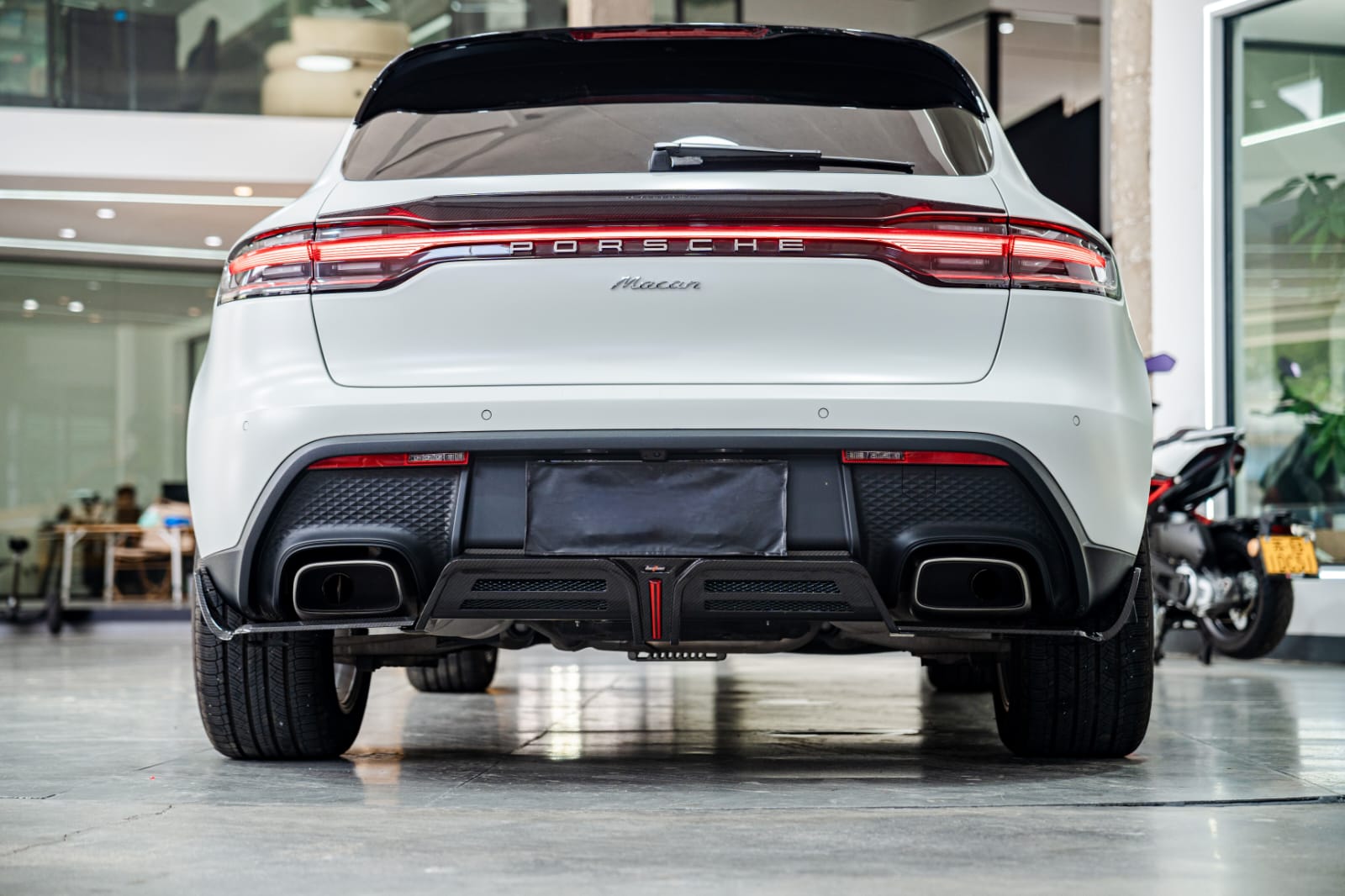 Aero Carbon Porsche Macan 2022 Carbon Fibre Spoiler Mod Central