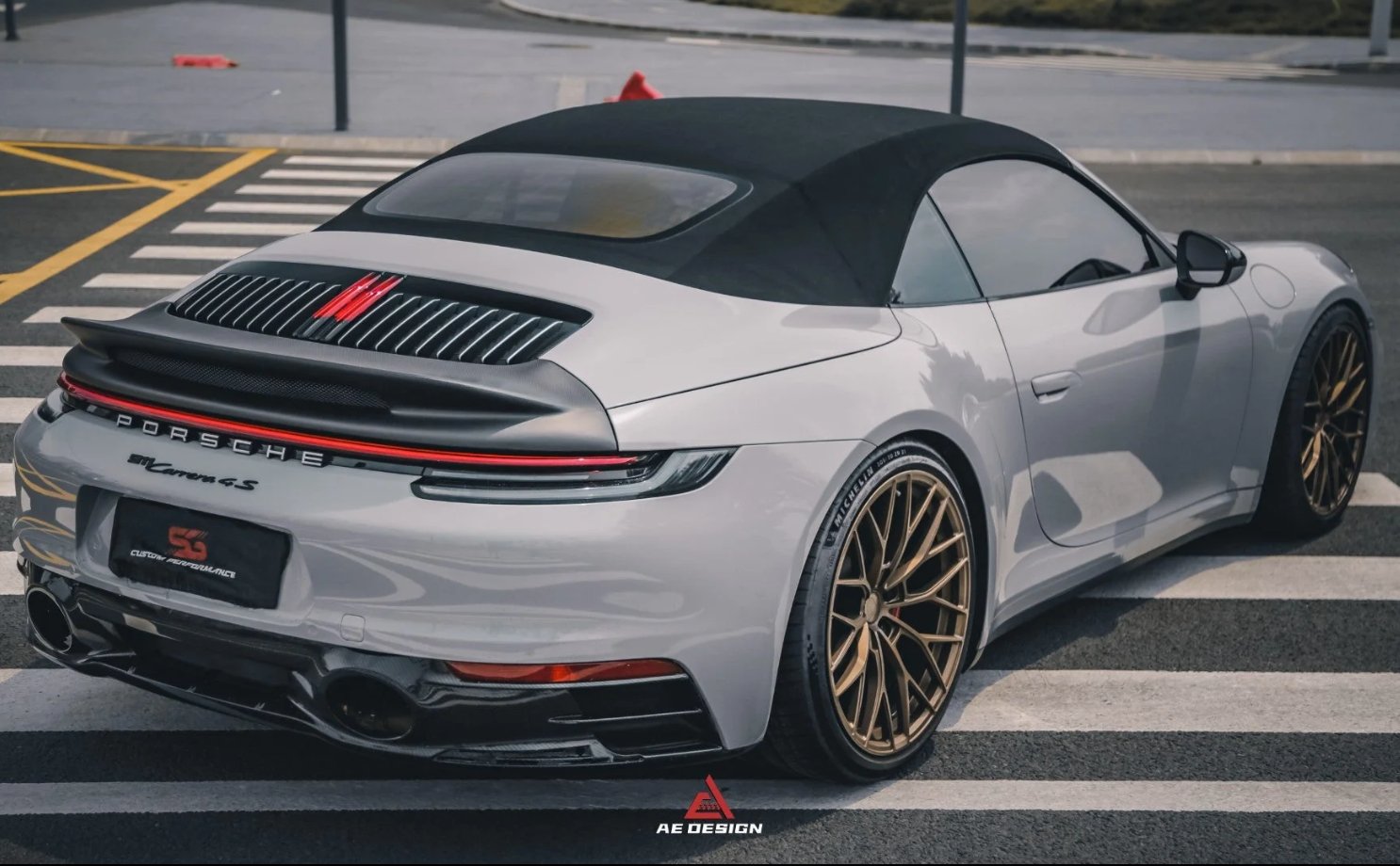 AERO DESIGN - PORSCHE 992 CONVERTIBLE CARRERA 4 / S / 4S CARBON FIBRE ...