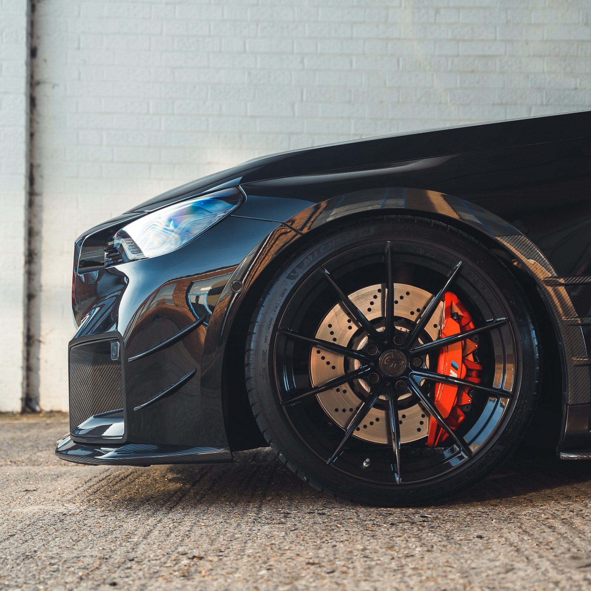 BMW G87 M2 CARBON FIBRE FRONT BUMPER CANARDS - Mod Central